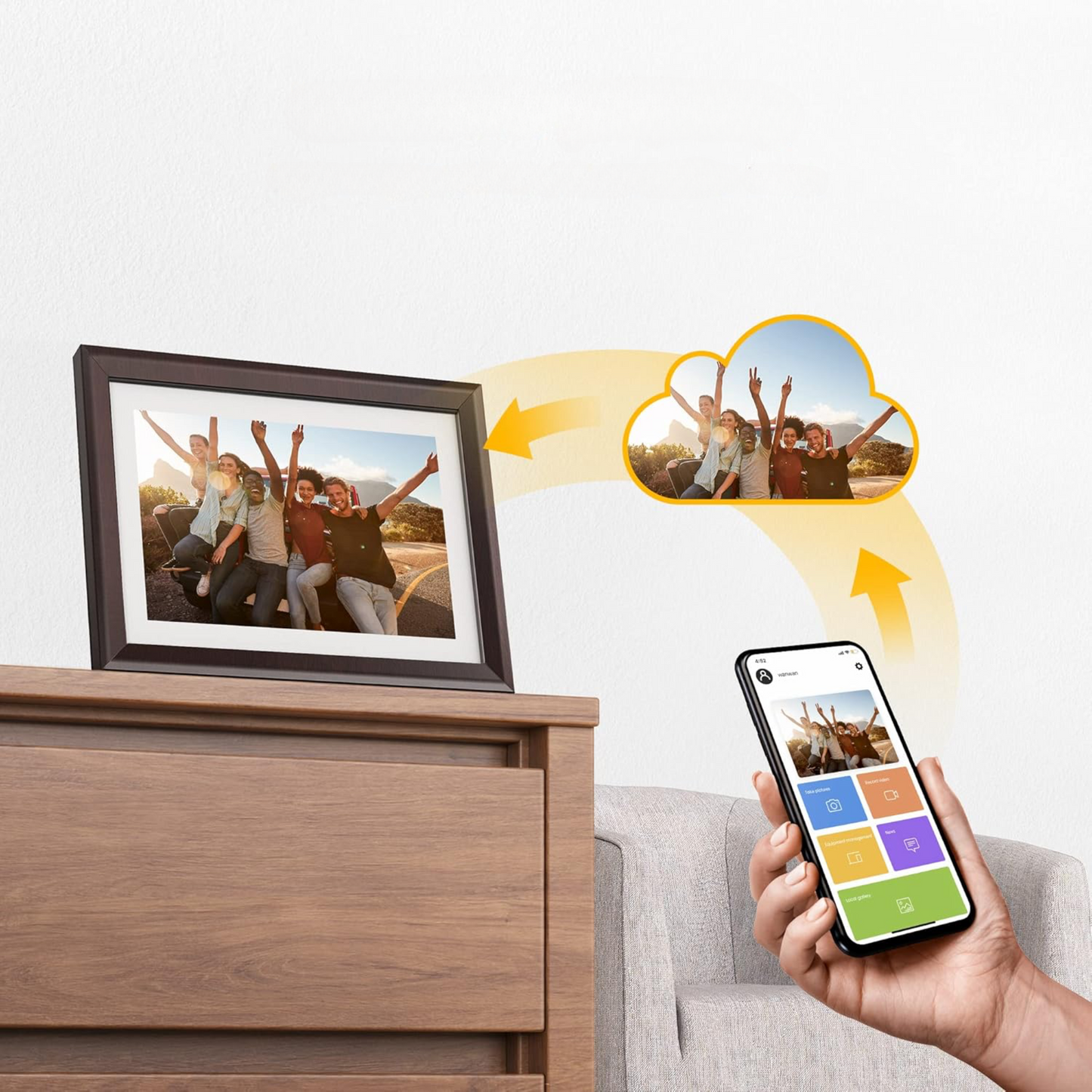 SnapView™ — cyfrowa ramka na zdjęcia