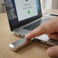 Zabezpieczony Pendrive USB z Czytnikiem Linii Papilarnych