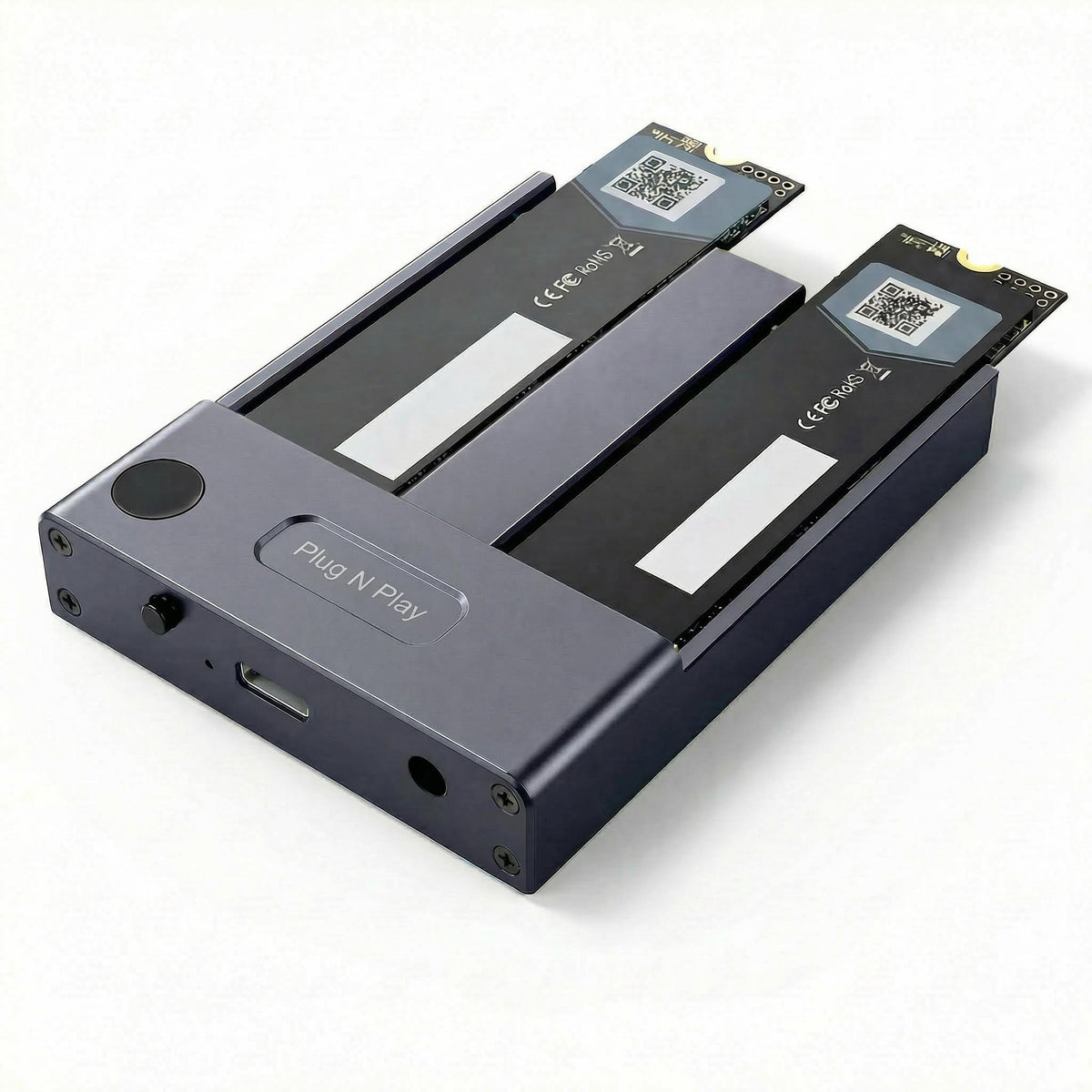 Obudowa NVMe Z Dwiema Zatokami