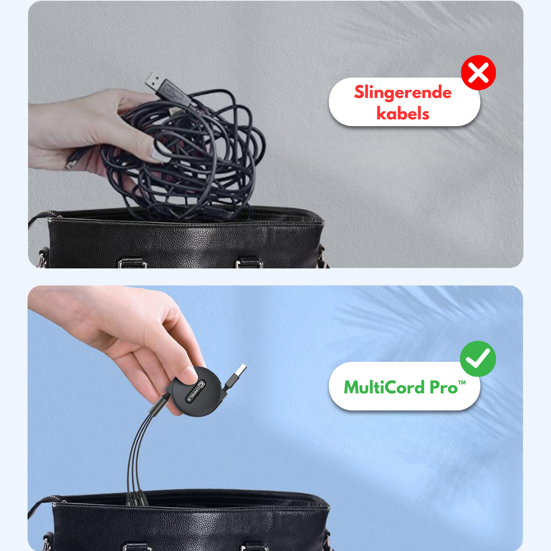 MultiCord Pro™ Szybka ładowarka wysuwana