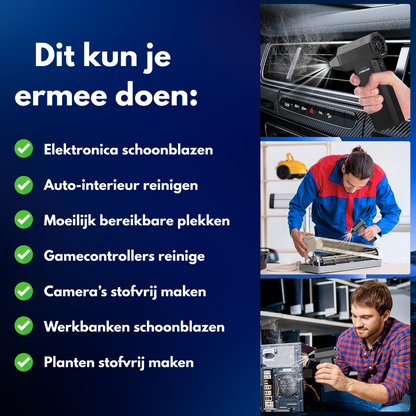 AirBlitz Pro™ — Langaton Ilmapuhallin
